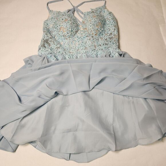 PromGirl Rated PG Short Floral Homecoming Prom Dress size 6 Honolulu NWT - Picture 10 of 11